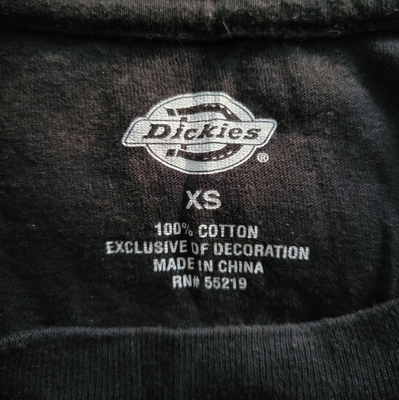 Dickies rainbow logo tee black t-shirt - Picture 3 of 3